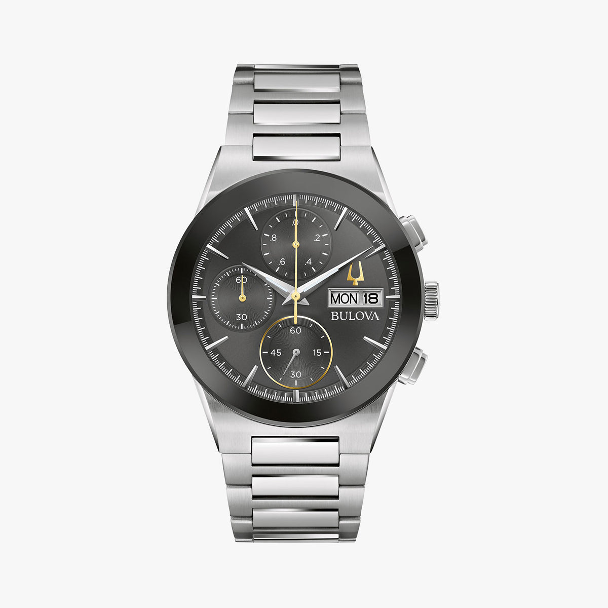 Reloj para Hombre Milenia De Vestir, negro, gris 96C149