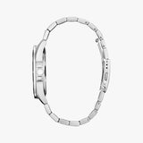 Reloj de cuarzo para hombre, acero inoxidable, clásico 61181